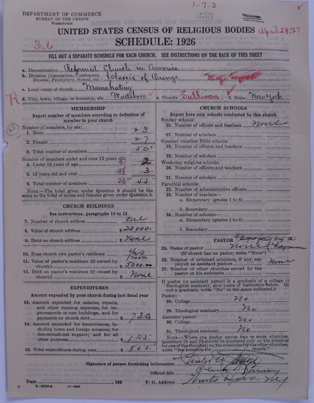 Scan of Reformed Church in America: 233