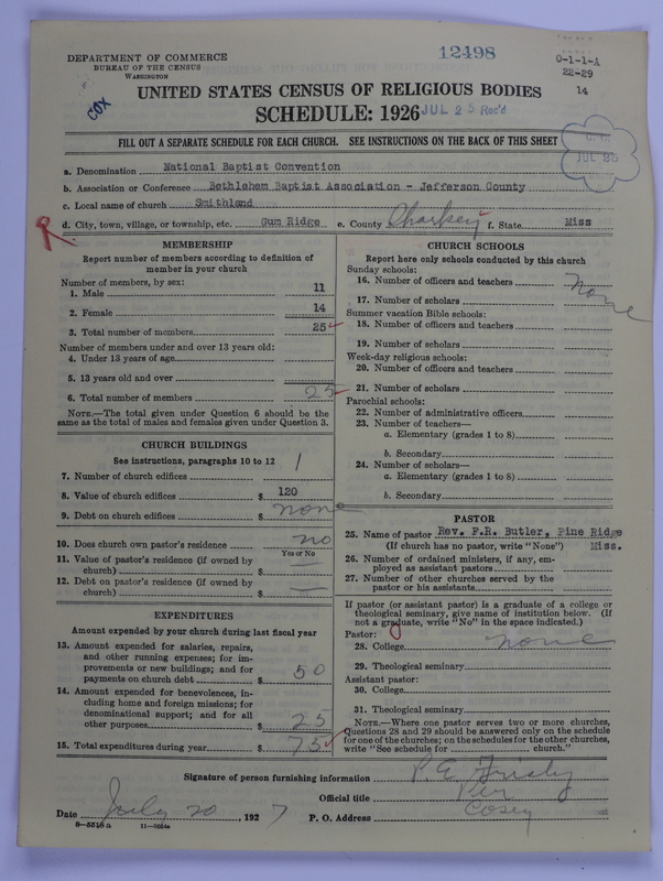 Scan of Negro Baptists: 12498