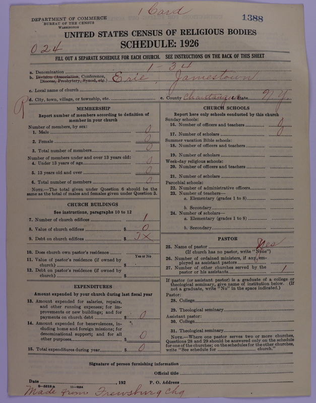Scan of Methodist Episcopal Church: 1388
