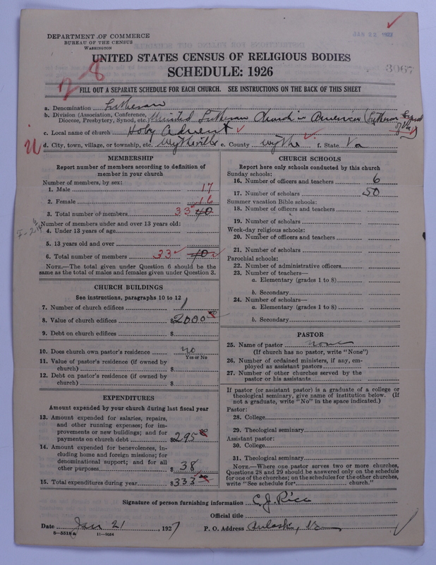 Scan of United Lutheran Church in America: 3067