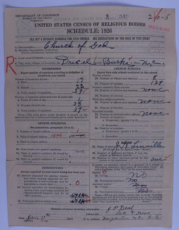 Scan of Church of God (Headquarters, Anderson, Ind.): 540
