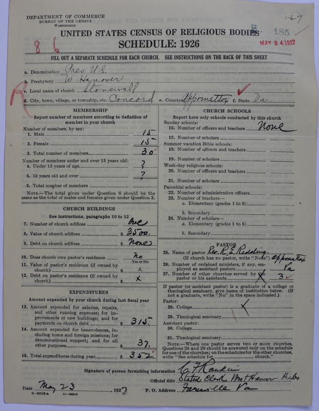 Scan of Presbyterian Church in the United States: 185