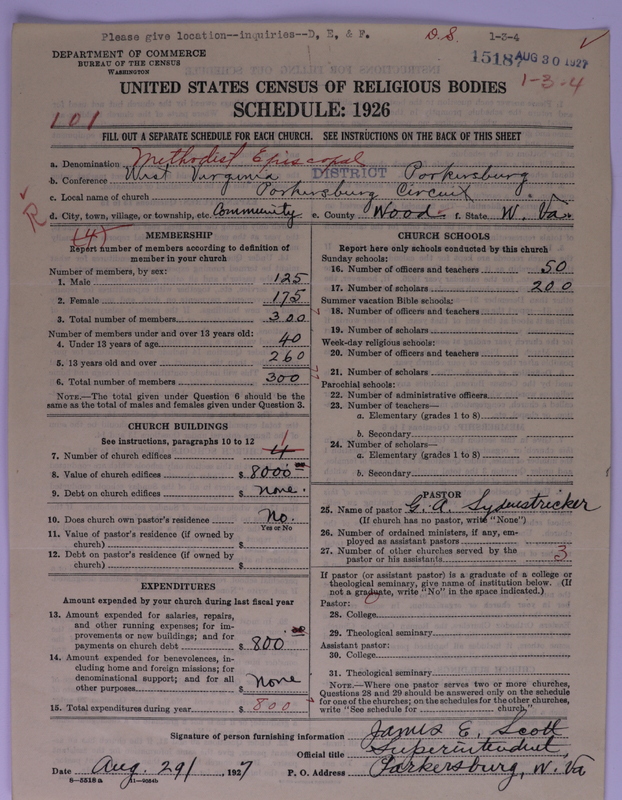 Scan of Methodist Episcopal Church: 15187