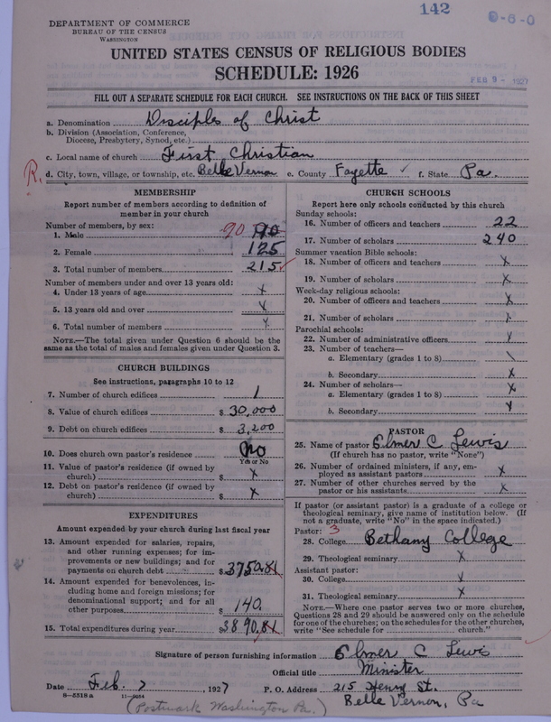 Scan of Disciples of Christ: 142