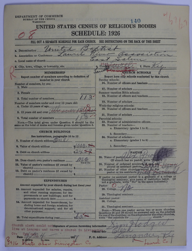 Scan of United Baptists: 140