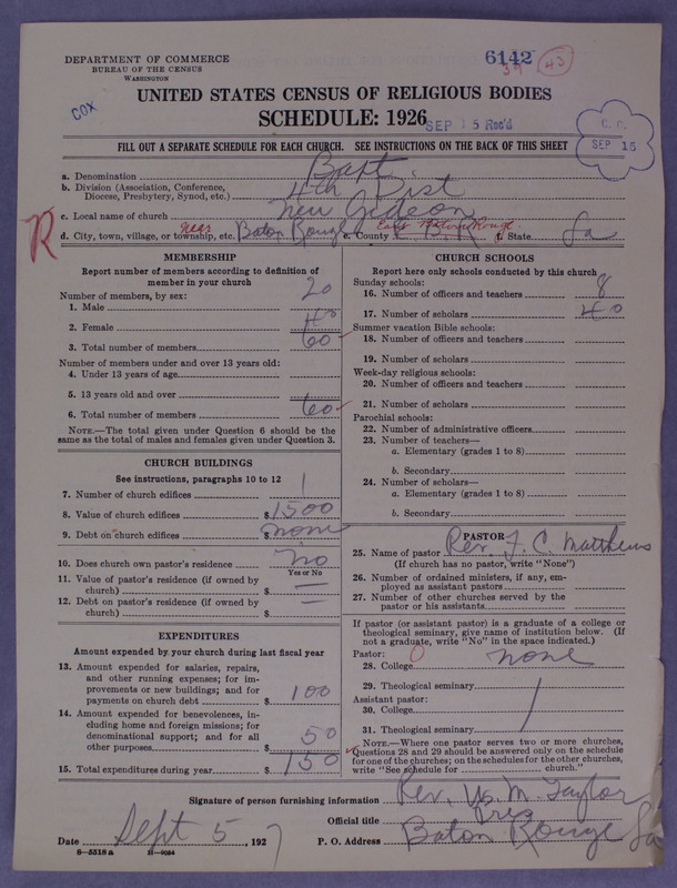 Scan of Negro Baptists: 6142