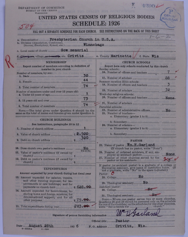 Scan of Presbyterian Church in the United States of America: 4290