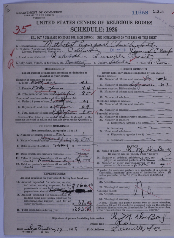 Scan of Methodist Episcopal Church, South: 11668