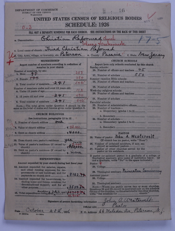 Scan of Christian Reformed Church: 16
