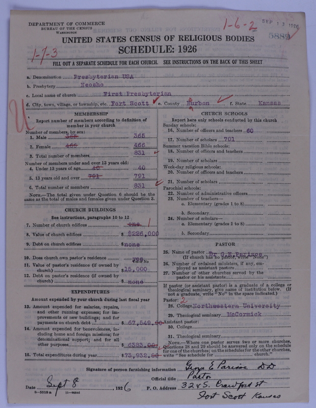 Scan of Presbyterian Church in the United States of America: 5889