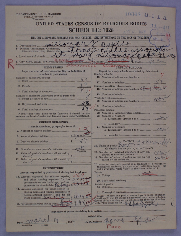 Scan of Negro Baptists: 10348