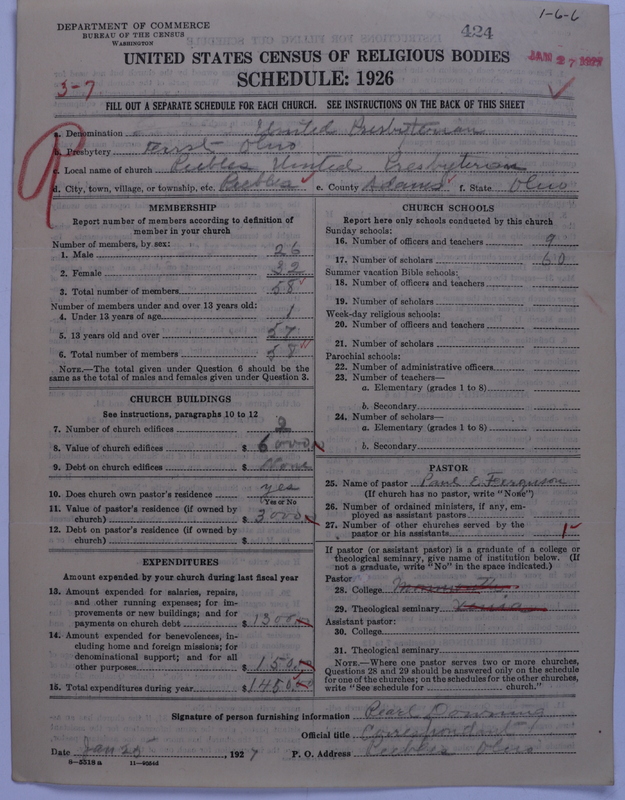 Scan of United Presbyterian Church of North America: 424
