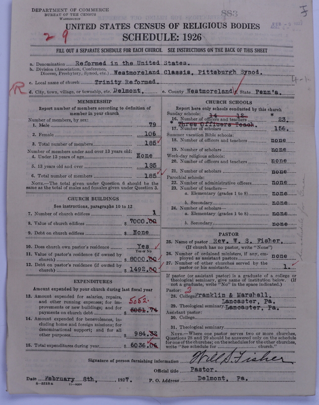 Scan of Reformed Church in the United States: 883