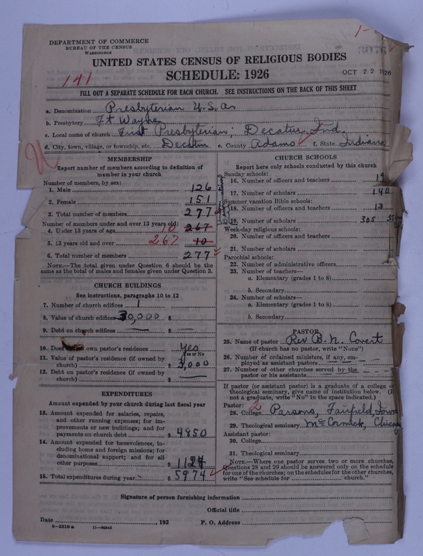 Scan of Presbyterian Church in the United States of America: 3076