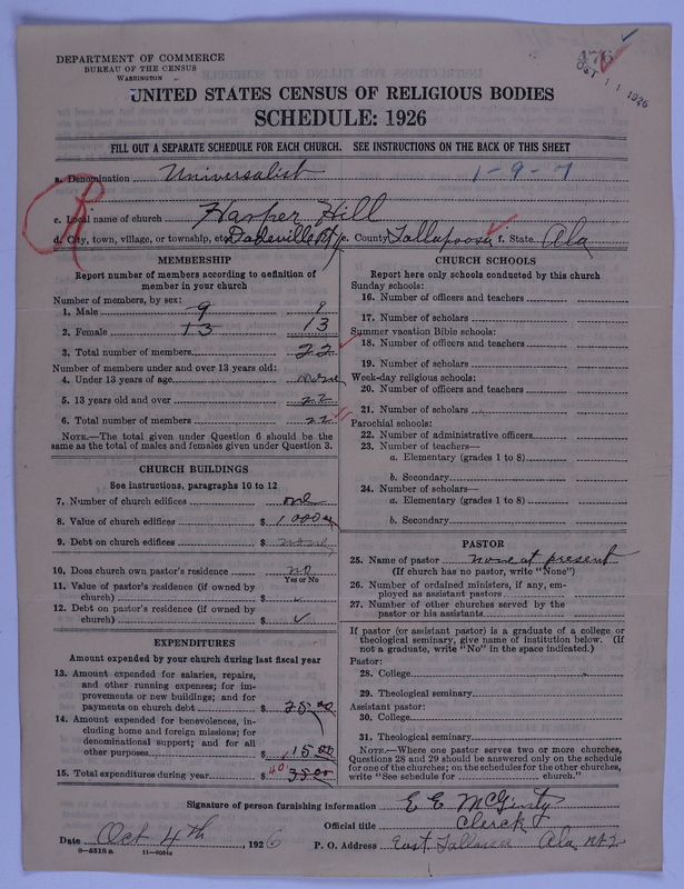 Scan of Universalist Church: 476