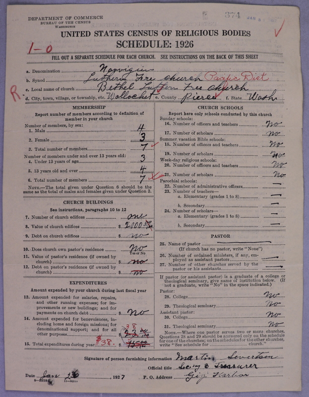 Scan of Lutheran Free Church: 374