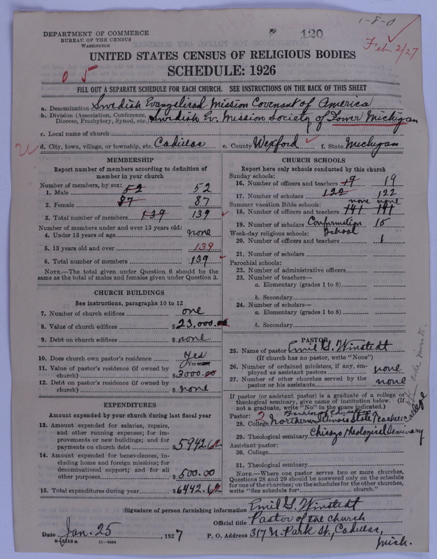 Scan of Swedish Evangelical Mission Covenant of America: 120