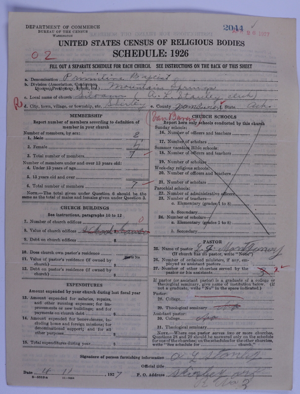 Scan of Primitive Baptists: 2044