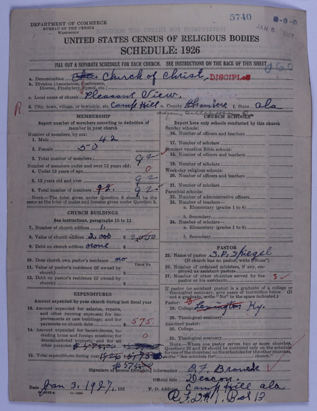Scan of Disciples of Christ: 5740