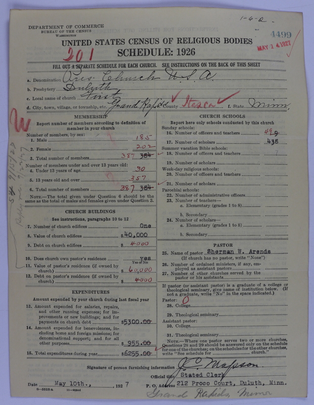 Scan of Presbyterian Church in the United States of America: 4499