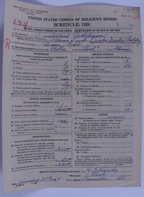 Scan of Cumberland Presbyterian Church: 14