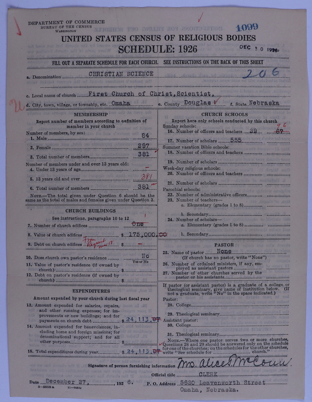 Scan of Church of Christ, Scientist: 1099