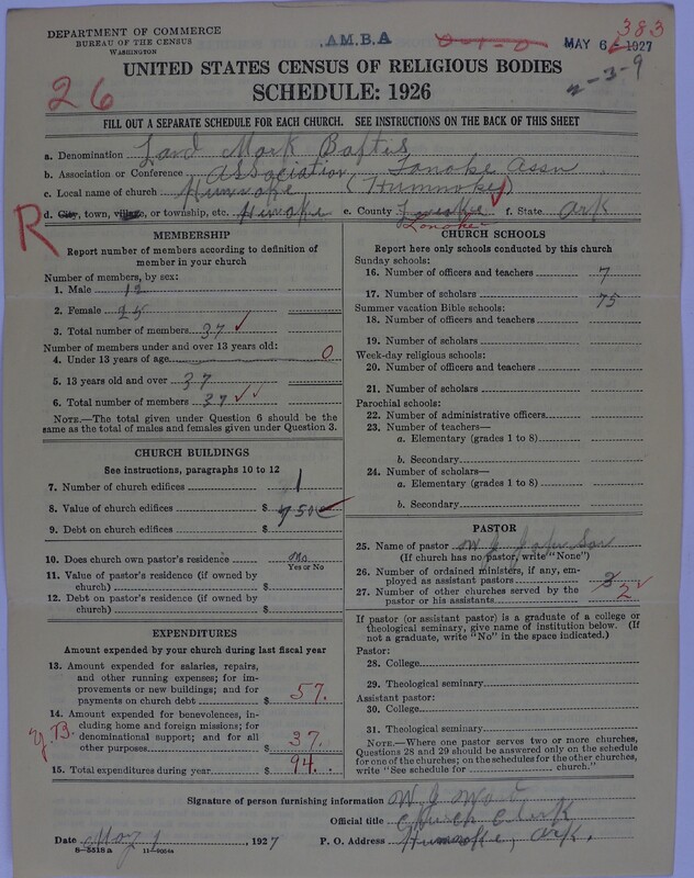 Scan of Landmark Baptist of America: 383