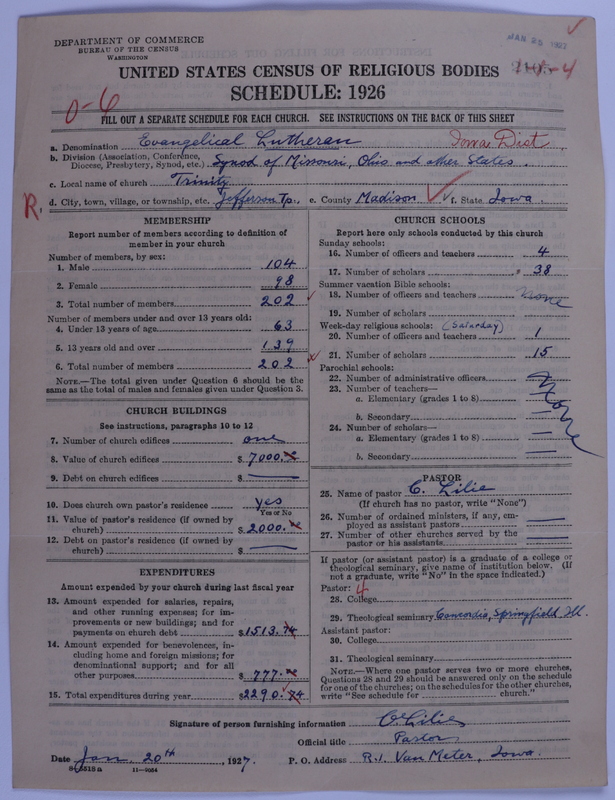 Scan of Evangelical Lutheran Synodical Conference of America: Evangelical Lutheran Synod of Missouri, Ohio, and Other States: 2105