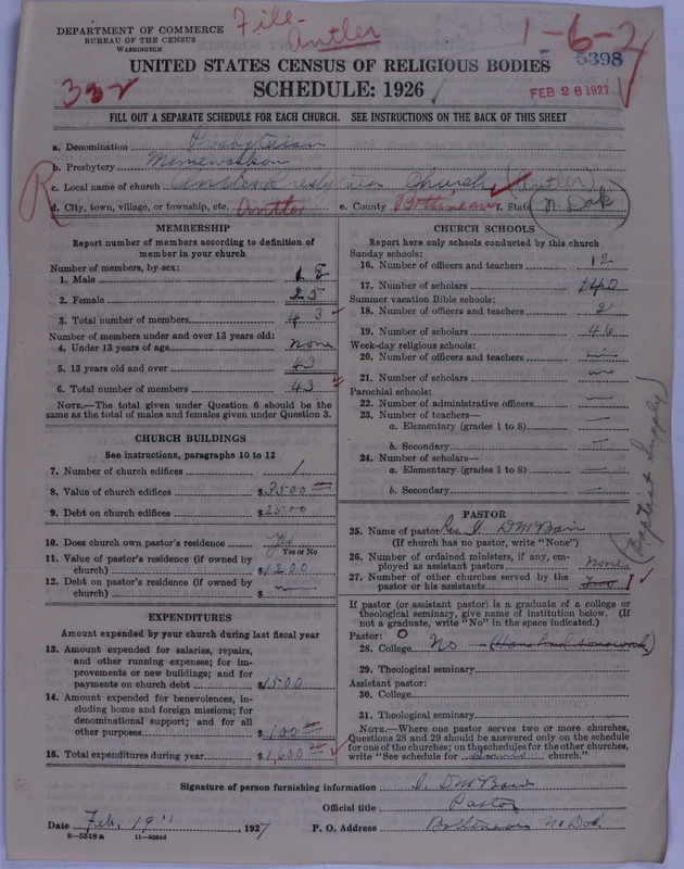 Scan of Presbyterian Church in the United States of America: 5398