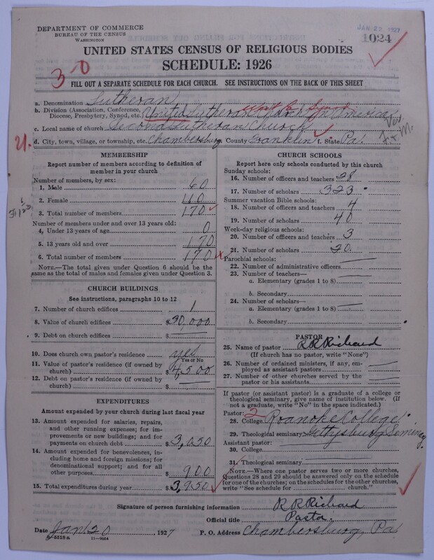 Scan of United Lutheran Church in America: 1024
