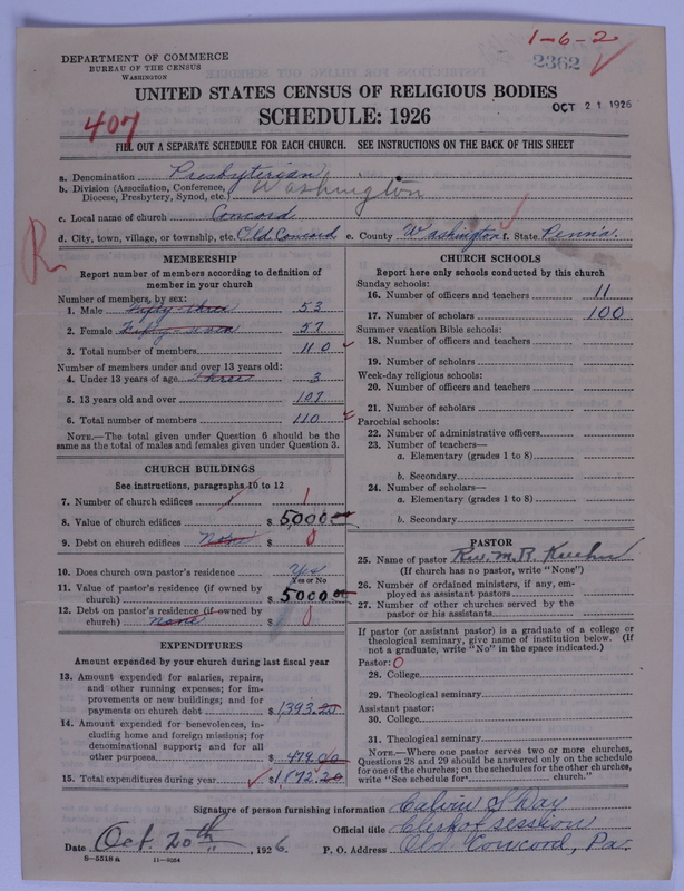 Scan of Presbyterian Church in the United States of America: 2362