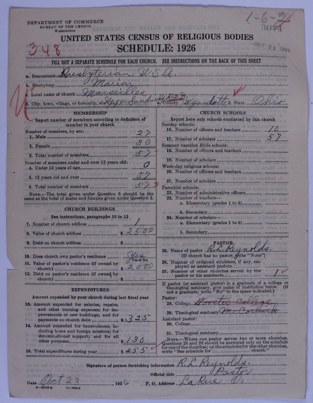 Scan of Presbyterian Church in the United States of America: 3074