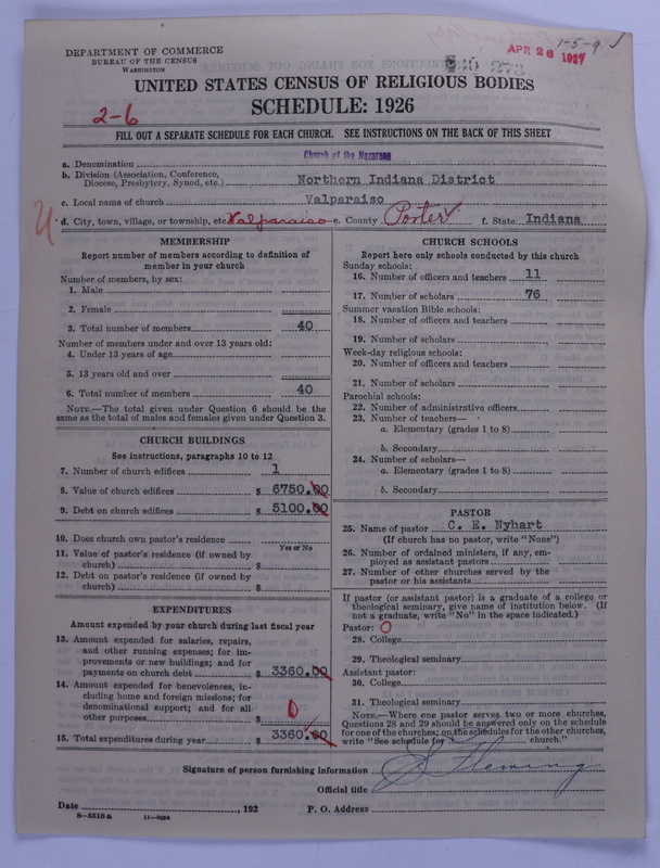 Scan of Church of the Nazarene: 273