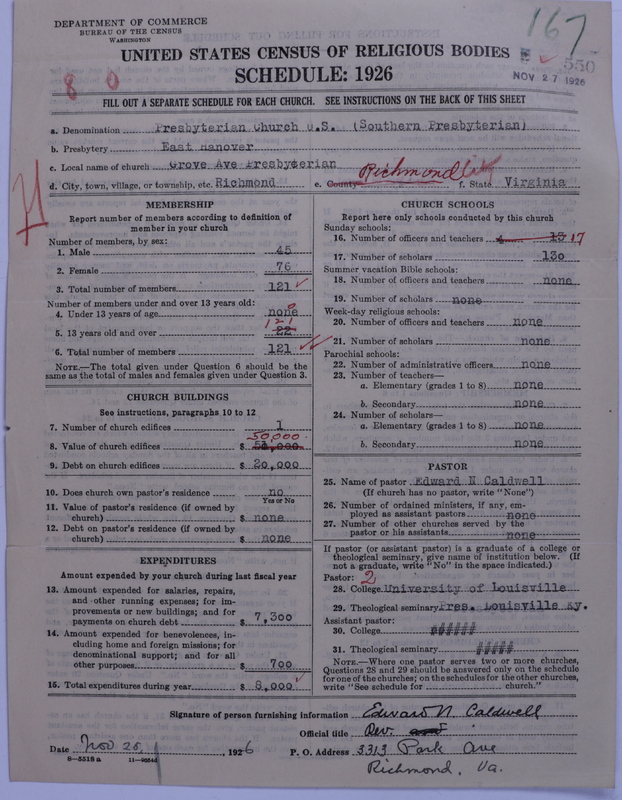 Scan of Presbyterian Church in the United States: 550