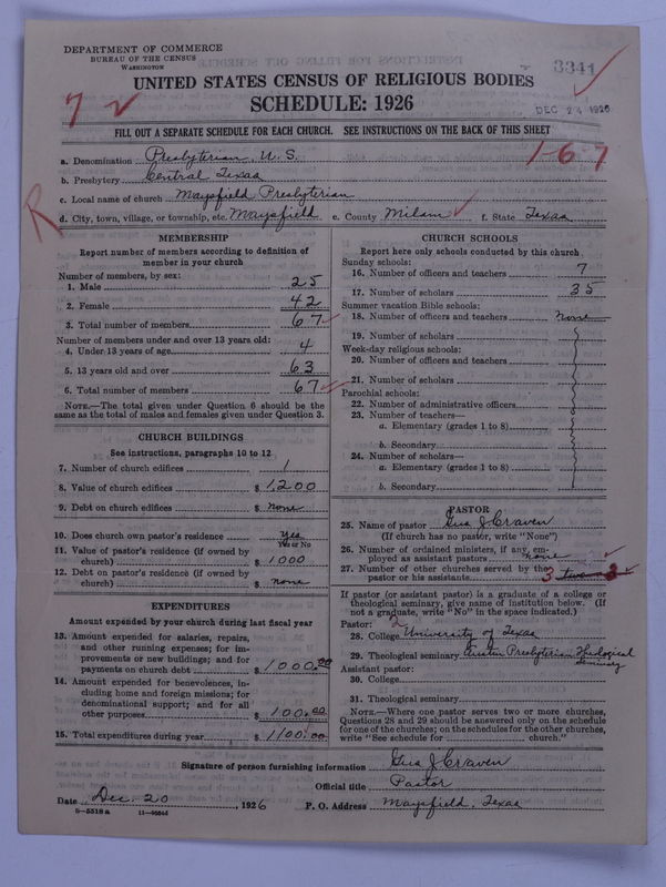 Scan of Presbyterian Church in the United States: 3341