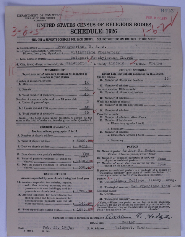 Scan of Presbyterian Church in the United States of America: 8493