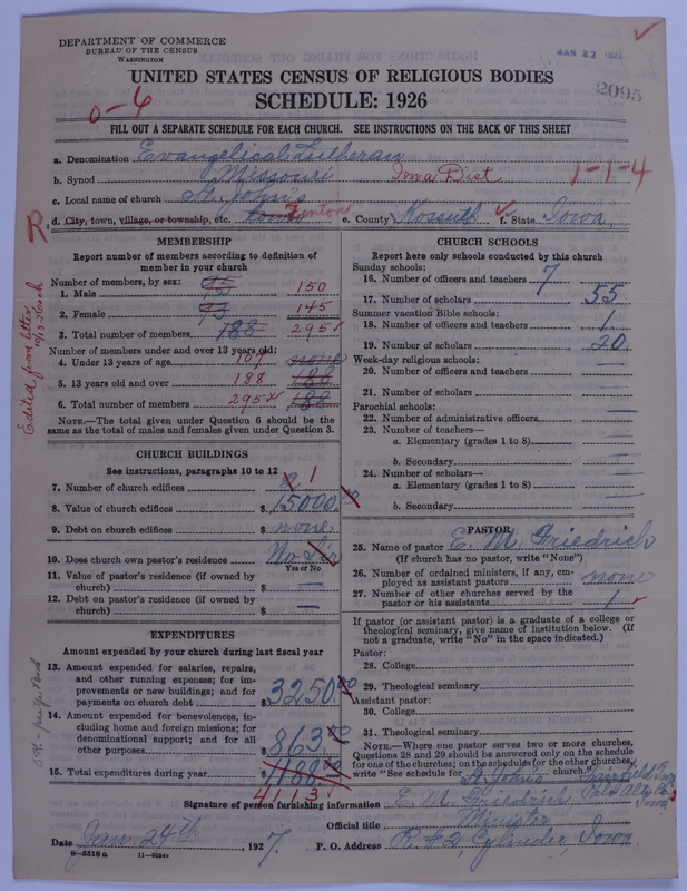 Scan of Evangelical Lutheran Synodical Conference of America: Evangelical Lutheran Synod of Missouri, Ohio, and Other States: 2095