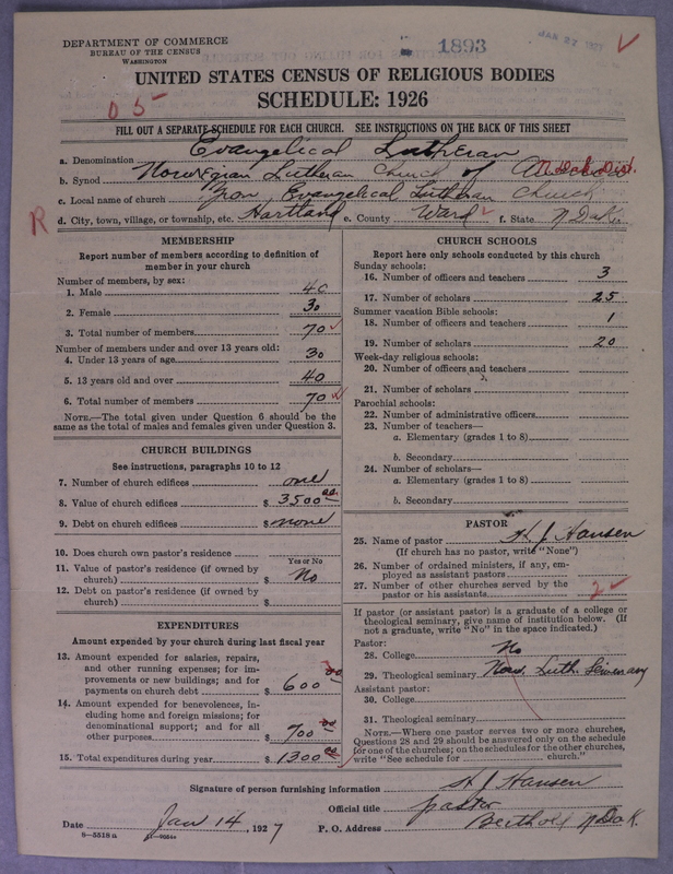 Scan of Norwegian Lutheran Church of America: 1893