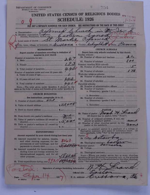 Scan of Reformed Church in the United States: 754