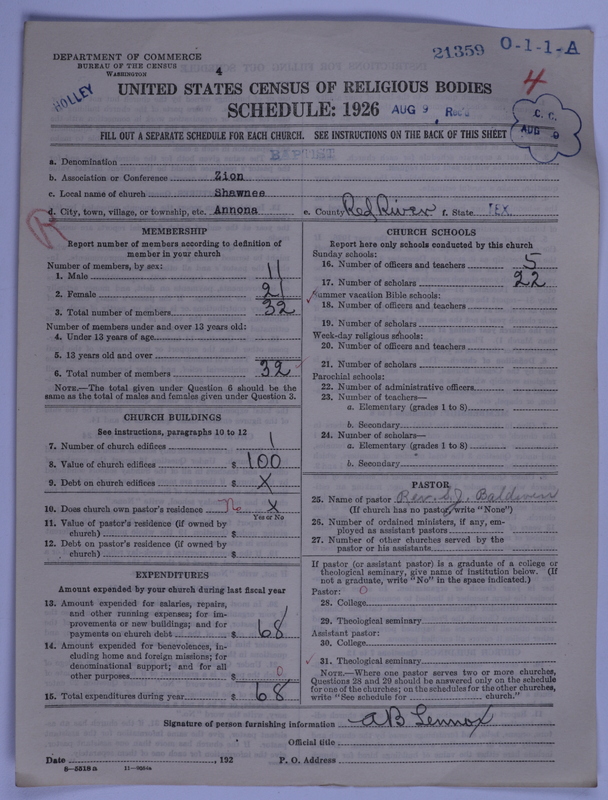 Scan of Negro Baptists: 21359