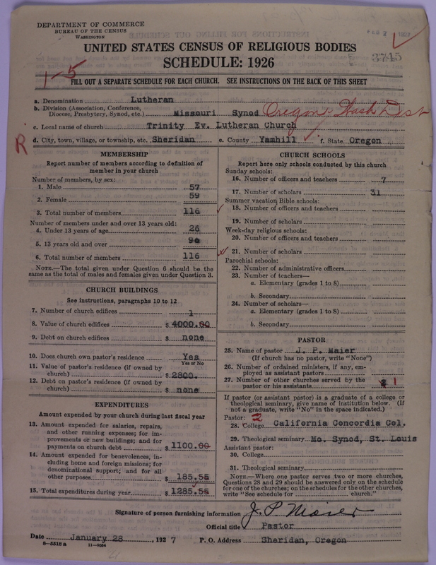Scan of Evangelical Lutheran Synodical Conference of America: Evangelical Lutheran Synod of Missouri, Ohio, and Other States: 3745