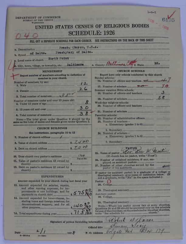 Scan of Presbyterian Church in the United States of America: 6195