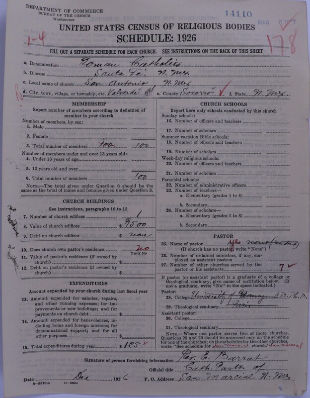 Scan of Roman Catholic Church: 14110