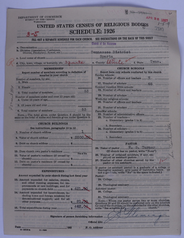 Scan of Church of the Nazarene: 790