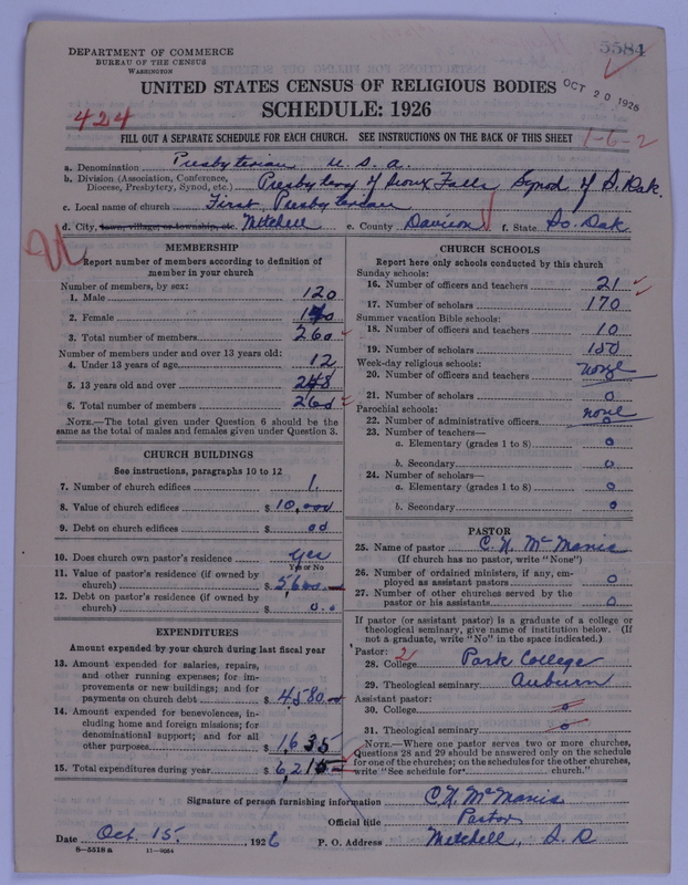 Scan of Presbyterian Church in the United States of America: 5584