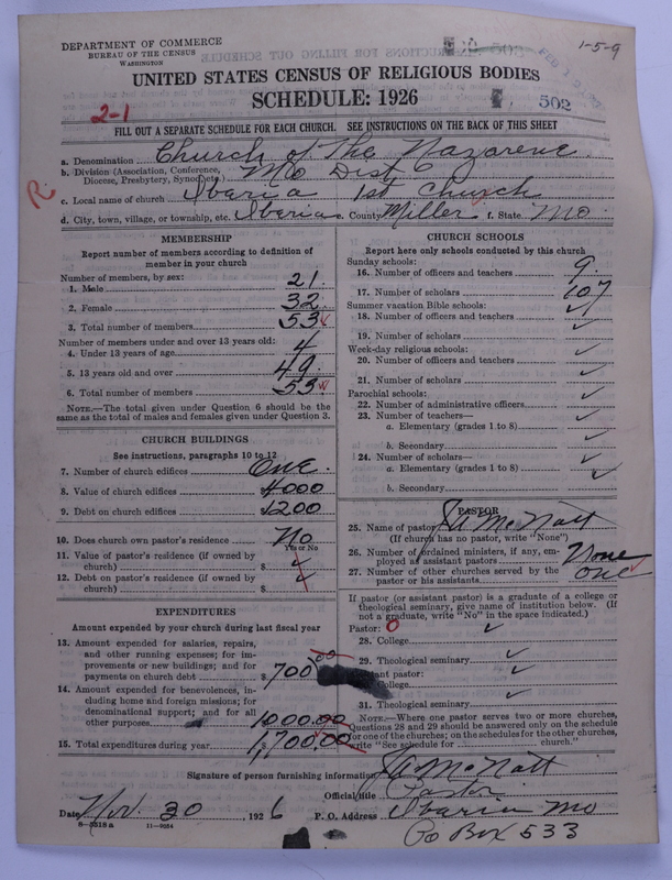 Scan of Church of the Nazarene: 502