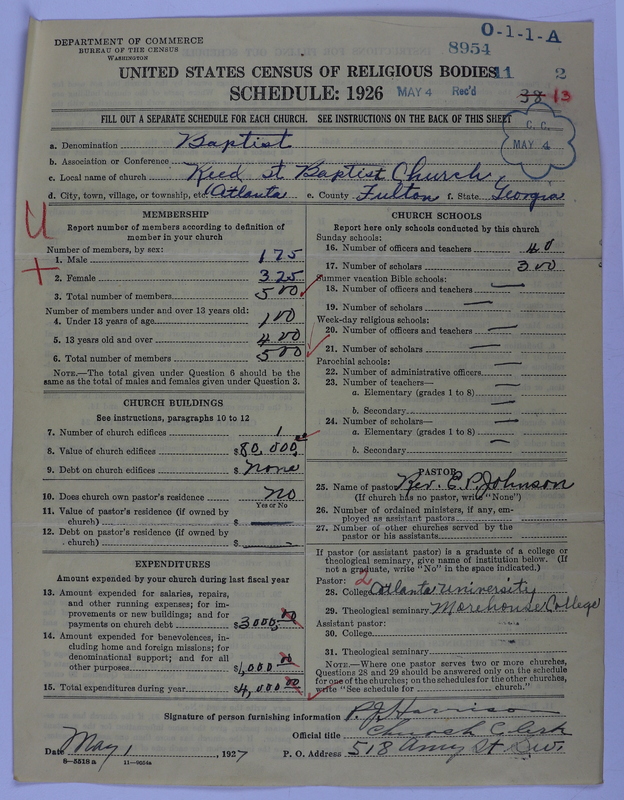 Scan of Negro Baptists: 8954