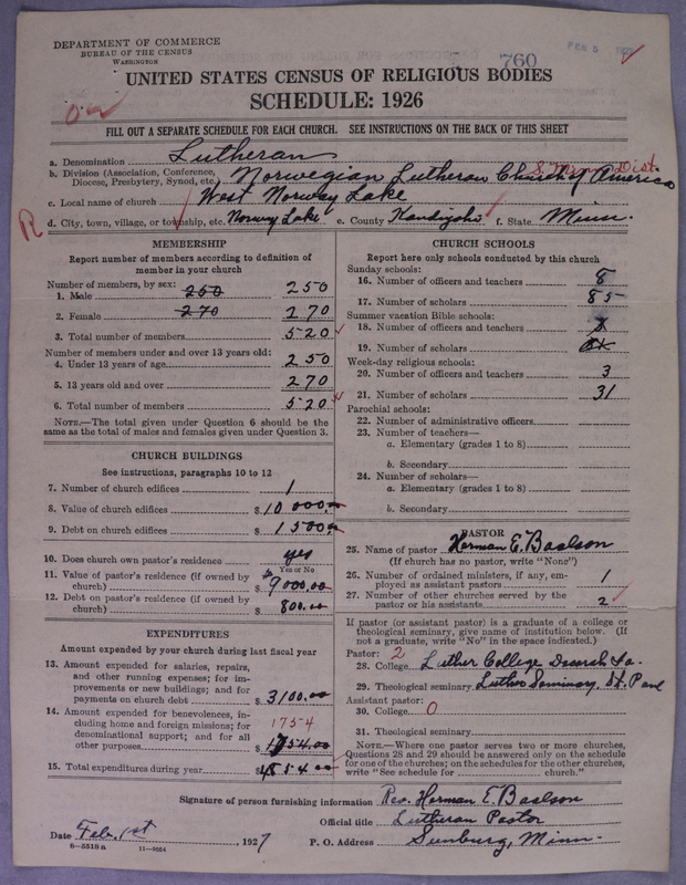 Scan of Norwegian Lutheran Church of America: 760