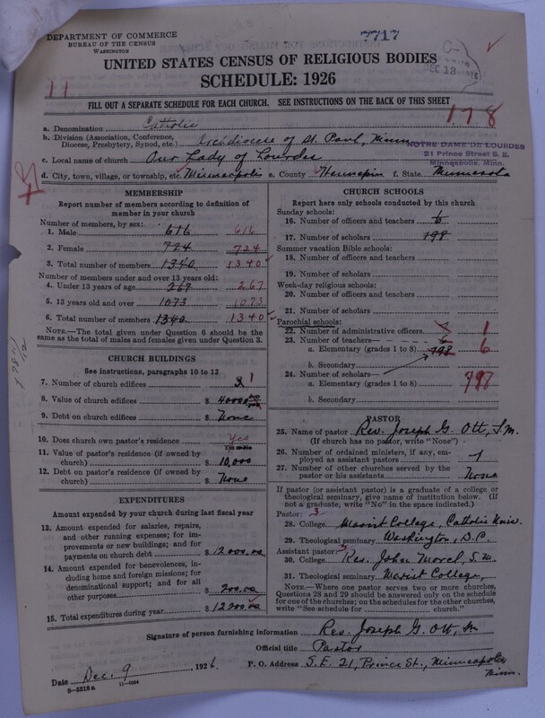Scan of Roman Catholic Church: 7717