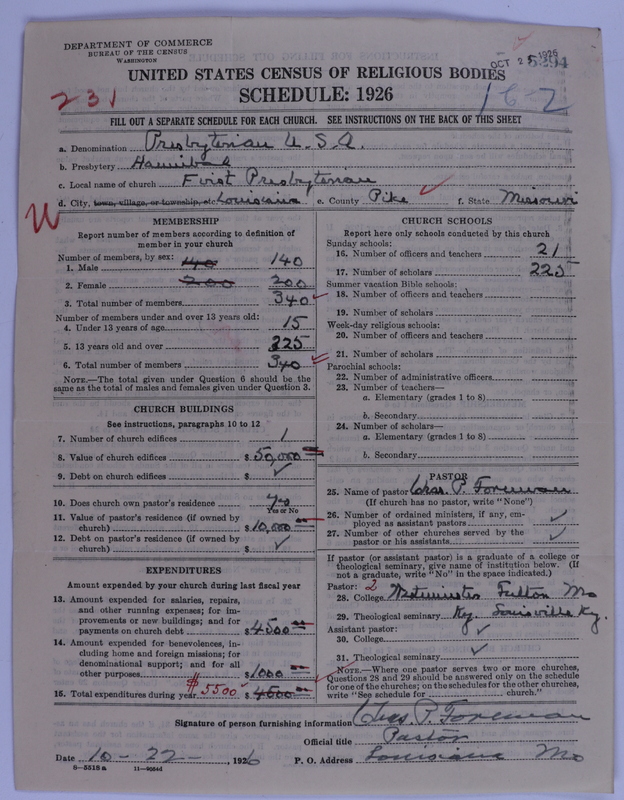 Scan of Presbyterian Church in the United States of America: 5294